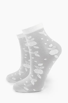 Шкарпетки для дівчинки, One Size Роза Білий (2000904389216)