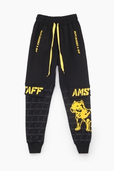 Спортивні штани AZN 623 128 Чорно-жовтий (2000904662692)