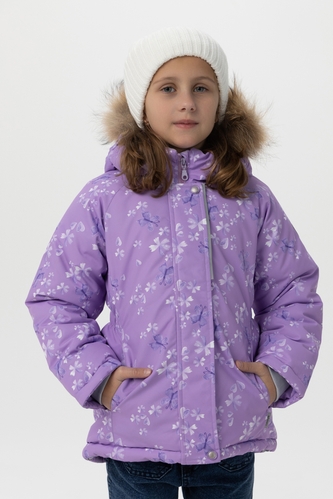 Фото Куртка для девочки Snowgenius H23-062 116 см Сиреневый (2000989629115W)