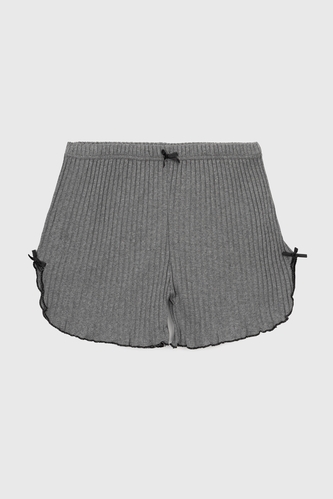 Фото Пижамные шорты женские KESIMOGLU Рубчик 080 2XL Темно-серый (2000990529626A)