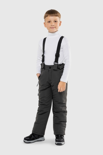 Фото Штани на шлейках для хлопчика EN111 116 см Сірий (2000989592969W)