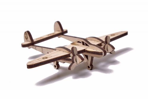Фото Механически сувенирно-коллекционная модель "Самолет Лайтинг" 0760 (4820195190760)
