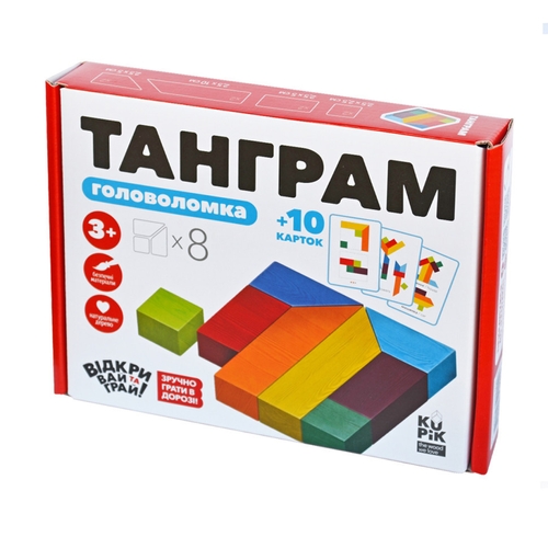 Гра-головоломка "Танграм 8" 900446 KUPIK (4820148900446)