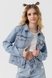 Куртка джинсова для дівчинки DMB 9094 164 см Блакитний (2000990265845D) Фото 1 з 14