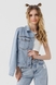 Куртка джинсова для дівчинки DMB 9094 164 см Блакитний (2000990265845D) Фото 5 з 14
