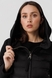 Куртка однотонна жіноча Visdeer 24111 XL Чорний (2000990321220D) Фото 4 з 15