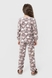 Пижама для девочки Фламинго 855-910 134-140 см Молочный (2000990290038D) Фото 2 из 20