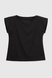 Піжамна футболка жіноча Fleri F50136 46 Чорний (2000990257710A) Фото 6 з 10