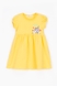 Сукня для дівчинки Breeze 17031 з принтом 104 см Жовтий (2000989678861S) Фото 1 з 3