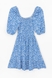 Платье с узором женское Firesh 8024 XS Голубой (2000989781127S) Фото 11 из 12