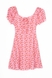 Платье с узором женское W23-19 M Розовый (2000989431008S) Фото 8 из 11