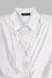 Рубашка с узором для девочки LocoLoco 9057 128 см Серебристо-белый (2000990347664D) Фото 9 из 11