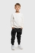 Спортивні штани однотонні для хлопчика Hees 500 146 см Графітовий (2000989928812D) Фото 4 з 11