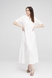 Платье однотонное женское W23-28 2XL Белый (2000989542940S) Фото 1 из 13