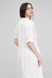 Платье однотонное женское W23-28 2XL Белый (2000989542940S) Фото 5 из 13