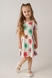 Платье с принтом для девочки 16380 128 см Молочный (2000990348920S) Фото 1 из 11