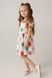 Платье с принтом для девочки 16380 98 см Молочный (2000990431356S) Фото 2 из 11
