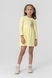 Сукня з принтом для дівчинки Baby Show 5756 116 см Жовтий (2000989920038D) Фото 3 з 10