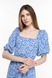 Сукня з візерунком жіноча Firesh 8024 XL Блакитний (2000989781165S) Фото 2 з 12
