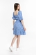 Платье с узором женское Firesh 8024 XS Голубой (2000989781127S) Фото 5 из 12