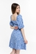 Сукня з візерунком жіноча Firesh 8024 XL Блакитний (2000989781165S) Фото 6 з 12