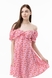 Платье с узором женское W23-19 S Розовый (2000989430971S) Фото 2 из 11