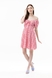 Сукня з візерунком жіноча W23-19 M Рожевий (2000989431008S) Фото 1 з 11