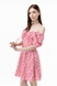 Сукня з візерунком жіноча W23-19 M Рожевий (2000989431008S) Фото 3 з 11