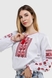 Вишиванка сорочка з принтом жіноча Олеся 46 Білий (2000989910015A) Фото 4 з 14