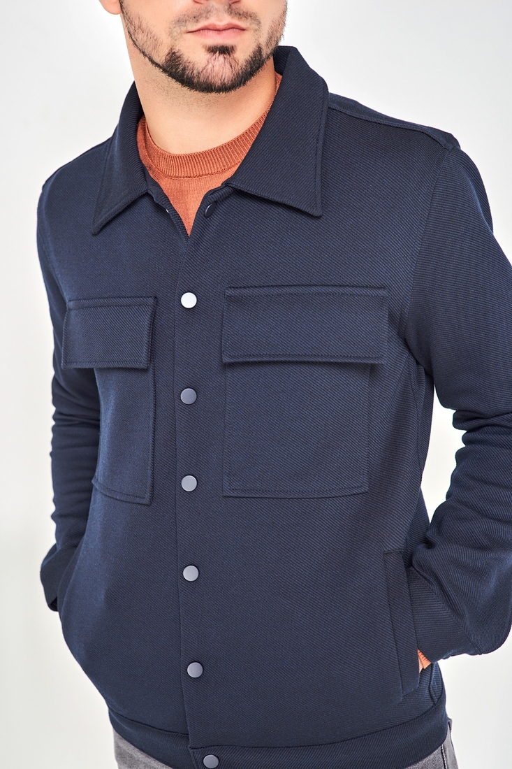Фото Куртка-рубашка MNT-047 FIGO XL Темно-синій (2000904471867D)