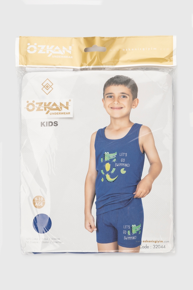 Фото Комплект белья для мальчика OZKAN 32044 9-10 Синий (2000990244789A)