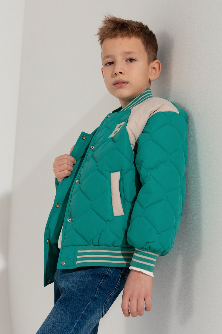 Фото Куртка для мальчика XZKAMI 55230 122 см Зеленый (2000990368539D)