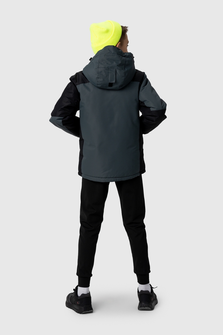 Фото Куртка зимова для хлопчика G702 164 см Сірий (2000989608219W)