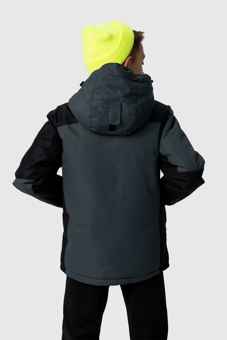 Фото Куртка зимова для хлопчика G702 140 см Сірий (2000989608134W)