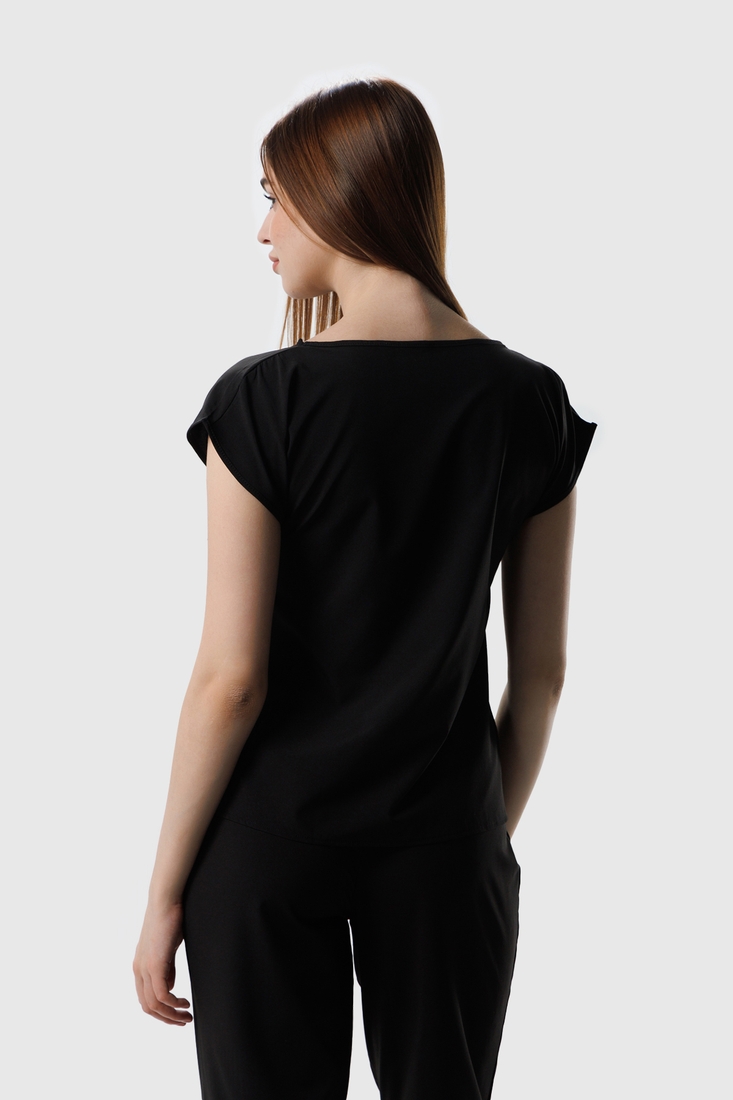 Фото Пижамная футболка женская Fleri F50136 46 Черный (2000990257710A)