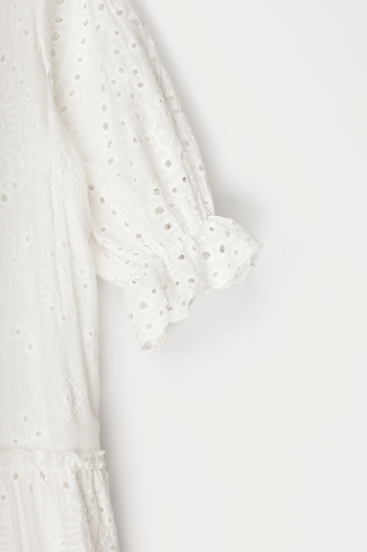Фото Платье однотонное женское W23-28 M Белый (2000989542919S)