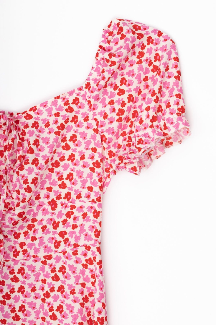 Фото Платье с узором женское W23-19 S Розовый (2000989430971S)