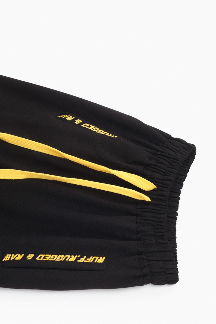 Фото Спортивные штаны AZN 623 128 Черно-желтый (2000904662692D)