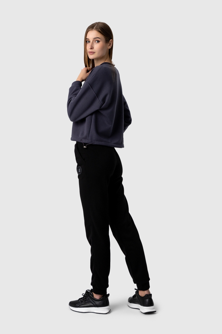 Фото Спортивні штани жіночі 2344-K XL Чорний (2000990142061D)