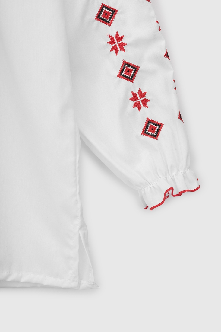 Фото Вишиванка сорочка з принтом жіноча Олеся 54 Білий (2000989910053A)