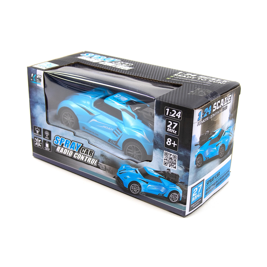 Фото Автомобіль на ручному керуванні Spray Car Sport KS Drive SL-354RHBL Блакитний (6900007322270)