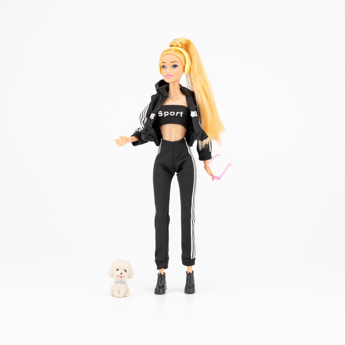Фото Кукла с животным и аксессуарами SH207-3 29 см Черный (2000989722700)