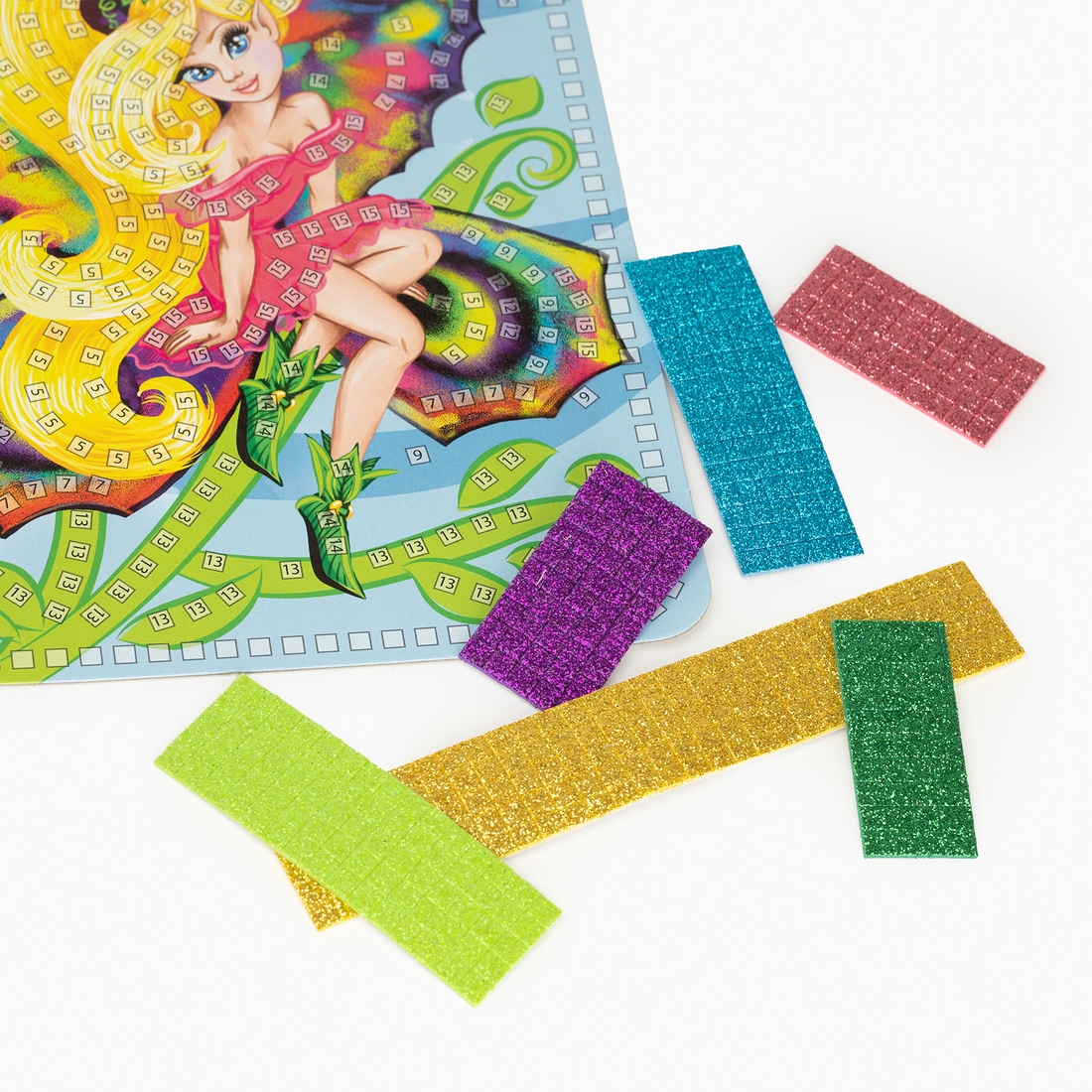 Фото Набор для творчества "Блестящая мозаика Волшебная фея" Danko Toys БМ-02-10 Разноцветный (2000989845362)