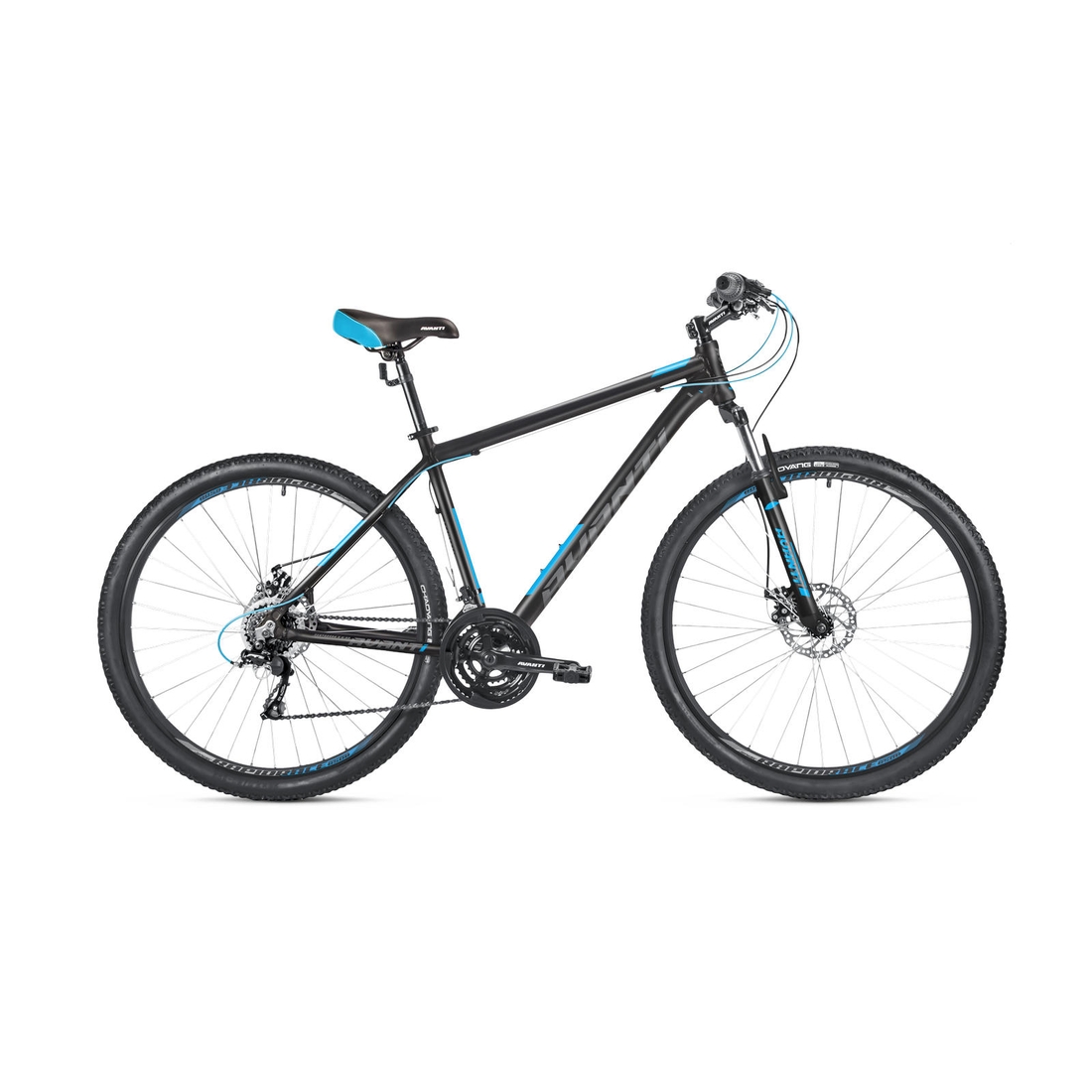 Фото Велосипед SPRINTER 650B 17 чорно сірий з синім (2000904429257)
