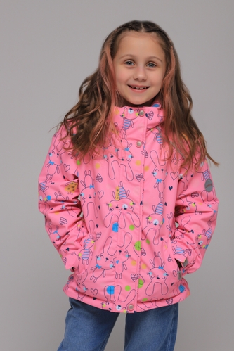 Фото Куртка для дівчинки Snowgenius D442-015 140 см Рожевий (2000989274278D)