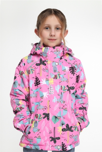 Фото Куртка для девочки Snowgenius D442-016 140 см Розовый (2000989274025D)