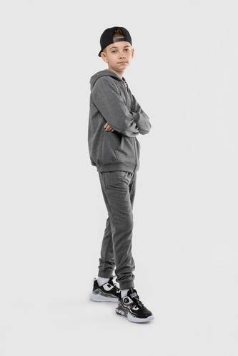 Фото Спортивный костюм для мальчика Winka 2040 кофта + штаны 152 см Антроцит (2000989904212D)