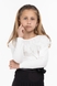Блуза трикотаж для дівчинки Perix 4026 152 см Молочний (2000989809043D) Фото 1 з 12