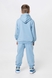 Костюм для хлопчика (худі+штани) Ecrin 2501 140 см Блакитний (2000990239754D) Фото 6 з 20