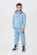 Костюм для хлопчика (худі+штани) Ecrin 2501 140 см Блакитний (2000990239754D) Фото 1 з 20